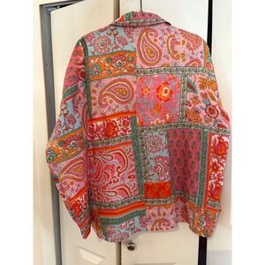 Tolani 100%‎ Linen Button-Up Shirt — Made in India — Size M